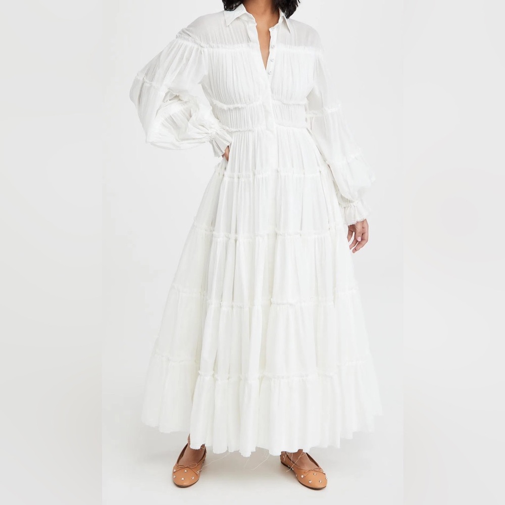 Aje Serenity White Maxi Dress